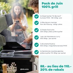 Pack de Juin " 100% grill"